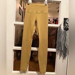 lululemon athletica Mustard Leggings